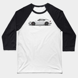 GR Supra MT Matte White Baseball T-Shirt